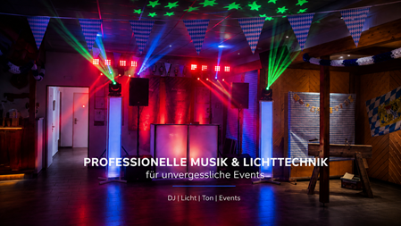 Hochzeits DJ mit Lichttechnik in Niedersachsen